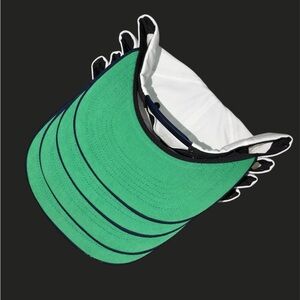 White and Navy Two-Tone Snapback Hat